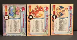 1999 Topps Pokemon TCG Venusaur-Charmeleon-Charizard- TV Animation Edition - Image 2