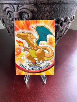 1999 Topps Pokemon TCG Charizard - #06 - Non-Holo - TV Series 1 Blue logo - Image 1