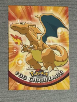 Pokemon TCG Topps Charizard #06 Series 1 Red Back NM - Image 1