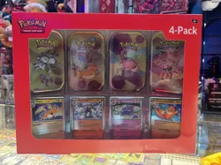 1 box Scarlet & Violet 151 Mini Tins 4 Pack SAMS CLUB SEALED Pokemon TCG - Image 1