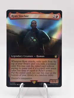 Ryan Sinclair 0390 Foil Extended Art Universes Beyond: Doctor Who WHO MTG NM - Image 1