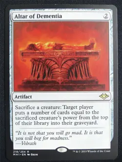 Altar of Dementia - MH1 - Mtg Card #20K - Image 1