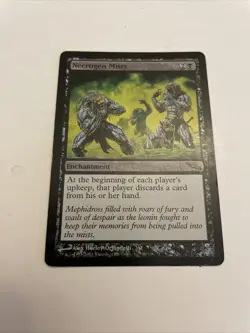 MtG Mirrodin NECROGEN MISTS FOIL LP Magic the Gathering - Image 1