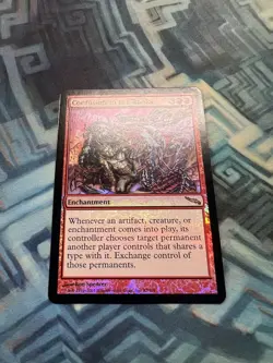 MTG Foil Confusion in the Ranks EX/LP- Mirrodin - Image 2