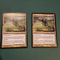 Set of 2 Athreos, God of Passage Journey Into NYX Card, MTG - Light Play - Image 1