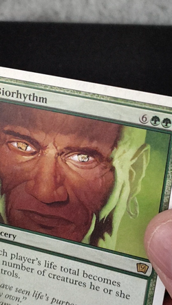Biorhythm 1x - 9th Edition - Magic the Gathering MTG Rare - MP - Image 2