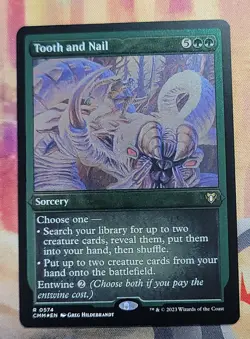 Tooth and Nail (Foil Etched) MTG Commander Masters (CMM) (NM) - Image 1