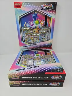 Lot of 3 Prismatic Evolutions Binder Collection Pokemon TCG Scarlet & Violet - Image 1