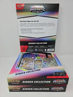 Lot of 3 Prismatic Evolutions Binder Collection Pokemon TCG Scarlet & Violet - Image 2