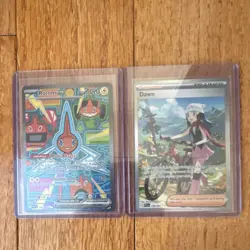 Pokemon TCG 2 SIR Card Lot Phantasmal Flames Rotom+Dawn SIR PACK FRESH Near Mint - Image 1