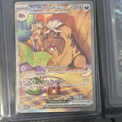 Pokemon Arven's Mabosstiff ex 235/182 Sv10 Destined Rivals Illustration Rare Ho. - Image 1
