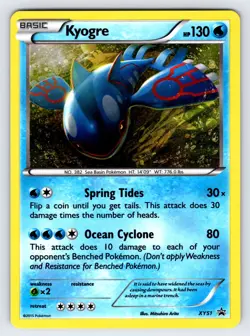 Kyogre XY51 2014 XY Black Star Promo Pokemon Card Cosmos Holo Exclusive - Nm/Vlp - Image 1