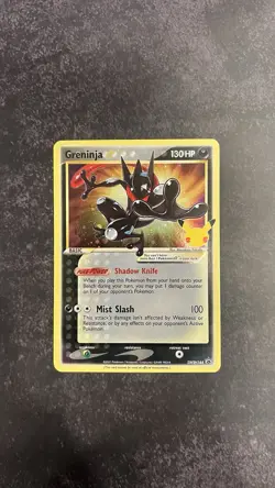 Pokemon TCG Greninja SWSH144 25th Anniversary Black Star Promo Holo 2021 LP - Image 2