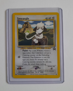 Vintage Pokemon Smeargle Black Star Promo No 32 Card World Championship 2000 - Image 2