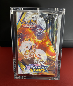 Pokemon TCG Brilliant Stars Booster Box - Factory Sealed - Acrylic Case Included - Image 2