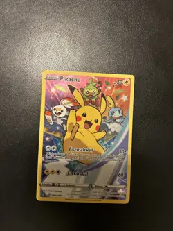Pikachu SWSH020 Black Star Promo Holo - Pokemon TCG - Sword and Shield - Image 1
