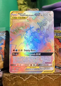 Pokemon Tag Team Moltres,Zapdos,Articuno GX Rainbow,Full,& Alt 69/68,66/68,48/68 - Image 2