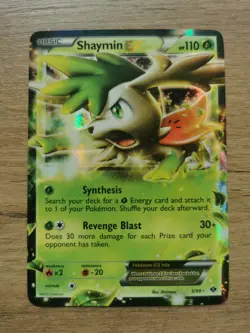 Pokemon TCG Shaymin EX Next Destinies 5/99 Holo Rare NM Condition - Image 1
