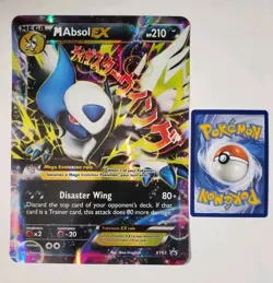 M Absol-EX XY63 XY Holo Black Star Promos JUMBO Pokemon TCG - Image 1