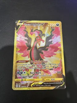 Galarian Moltres V - 183/172 - Pokemon Brilliant Stars Sword Shield Secret NM - Image 1