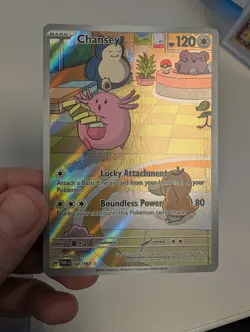 Chansey 187/167 - Pokemon Twilight Masquerade Illustration Rare - NM Near Mint - Image 1