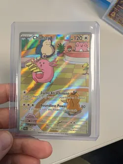 Chansey 187/167 - Pokemon Twilight Masquerade Illustration Rare - NM Near Mint - Image 5