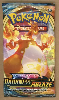 Pokemon Sword & Shield Darkness Ablaze Booster Pack Factory Sealed NEW - Image 1
