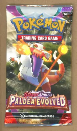 Pokemon Scarlet & Violet Paldea Evolved Booster Pack Factory Sealed NEW Magikarp - Image 1