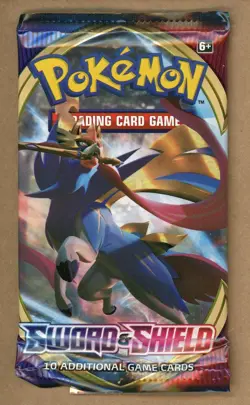 Pokemon Sword & Shield Base Set Booster Pack Factory Sealed NEW - Image 1