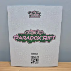 Pokemon Paradox Rift Player's Guide TCG Elite Trainer ETB Booklet - Image 2