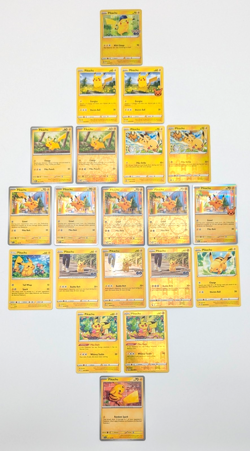 Lot of 20 Pokemon TCG Pikachu Lost Origin McDonald's Mew Silver Tempest Reverse - Image 1