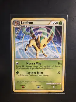Leafeon 17/90 Undaunted Regular Rare Pokemon TCG - LP+ - Image 1