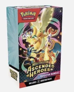 Pokemon Center Ascended Heroes Booster Bundle (6 Packs) - Pre Sale - Image 1
