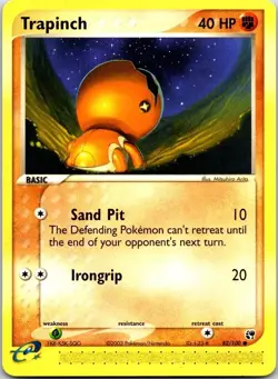 Pokemon TCG - Trapinch - EX Sandstorm - Uncommon Card - 82/100 - Image 1