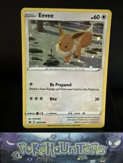 Pokemon Card Eevee Swsh190 Sword & Shield Black Star Promo NM - Image 1
