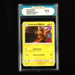 TQG 9.5 MINT+ 2019 Pokemon ENG Detective Pikachu SM190 Promo - Image 2