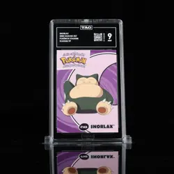 TAG 9 - Snorlax - 2000 Danone Pokemon #27/40 - Stadium Tip (Pop 1, Rank 1st) - Image 1