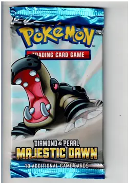 HIPPOWDON MAJESTIC DAWN BOOSTER PACK DIAMOND & PEARL FACTORY SEALED POKEMON RARE - Image 1
