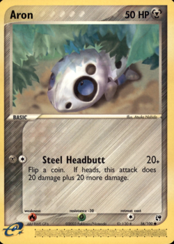 Pokemon TCG - Aron - EX Sandstorm - Uncommon Card - 56/100 - Image 1