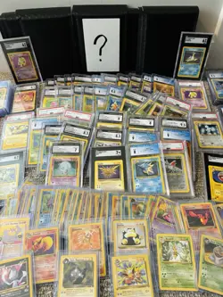 PSA/CGC Graded Pokemon Card Slab (Vintage Only) + Bonus Vintage WOTC Pack! - Image 1