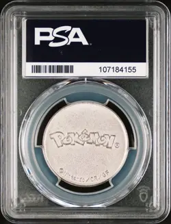 PSA 10 GEM MINT Lugia Metal Coin Pokemon Neo 2000-2003 Deck Promo Vintage Slab - Image 2