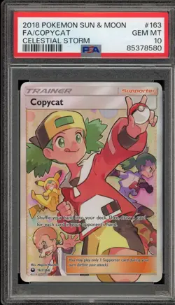 Pokemon Copycat Celestial Storm Full Art #163 PSA 10 Gem Mint - Image 1