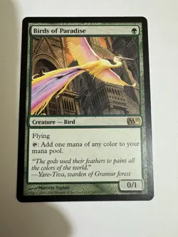 Magic The Gathering Birds of Paradise 165/249 (2011) - Image 1