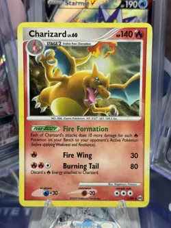 Pokemon TCG Charizard 1/99 Arceus Holo HP - Image 1