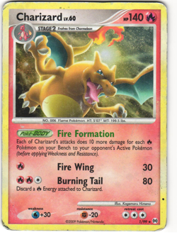 Charizard Holo Pokemon TCG Arceus 1/99 HP - Image 1