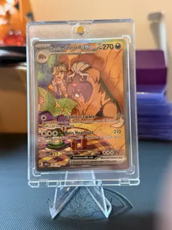 Pokemon TCG Arven's Mabosstiff EX #235/182 Sv10: Destined Rivals Secret Art rare - Image 1