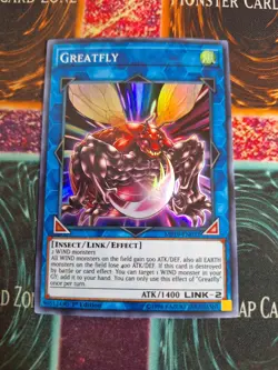 Yu-Gi-Oh! Greatfly MP19-EN032 Super Rare 1st Edition Near Mint - Image 1