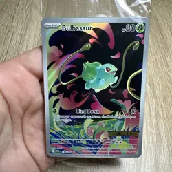 Sealed Mega Evolution Stamped Bulbasaur Pokemon TCG 133/132 Mint Condition - Image 1