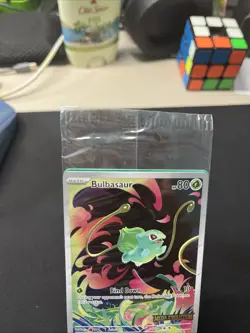 Sealed Mega Evolution Stamped Bulbasaur Pokemon TCG 133/132 Mint Condition - Image 3