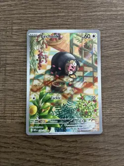Pokemon TCG - S&V - Obsidian Flames - Lechonk 209/197 - Illustration Rare - NM - Image 1
